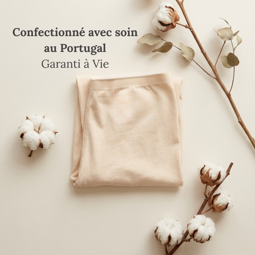 Shorty anti-frottement en coton bio