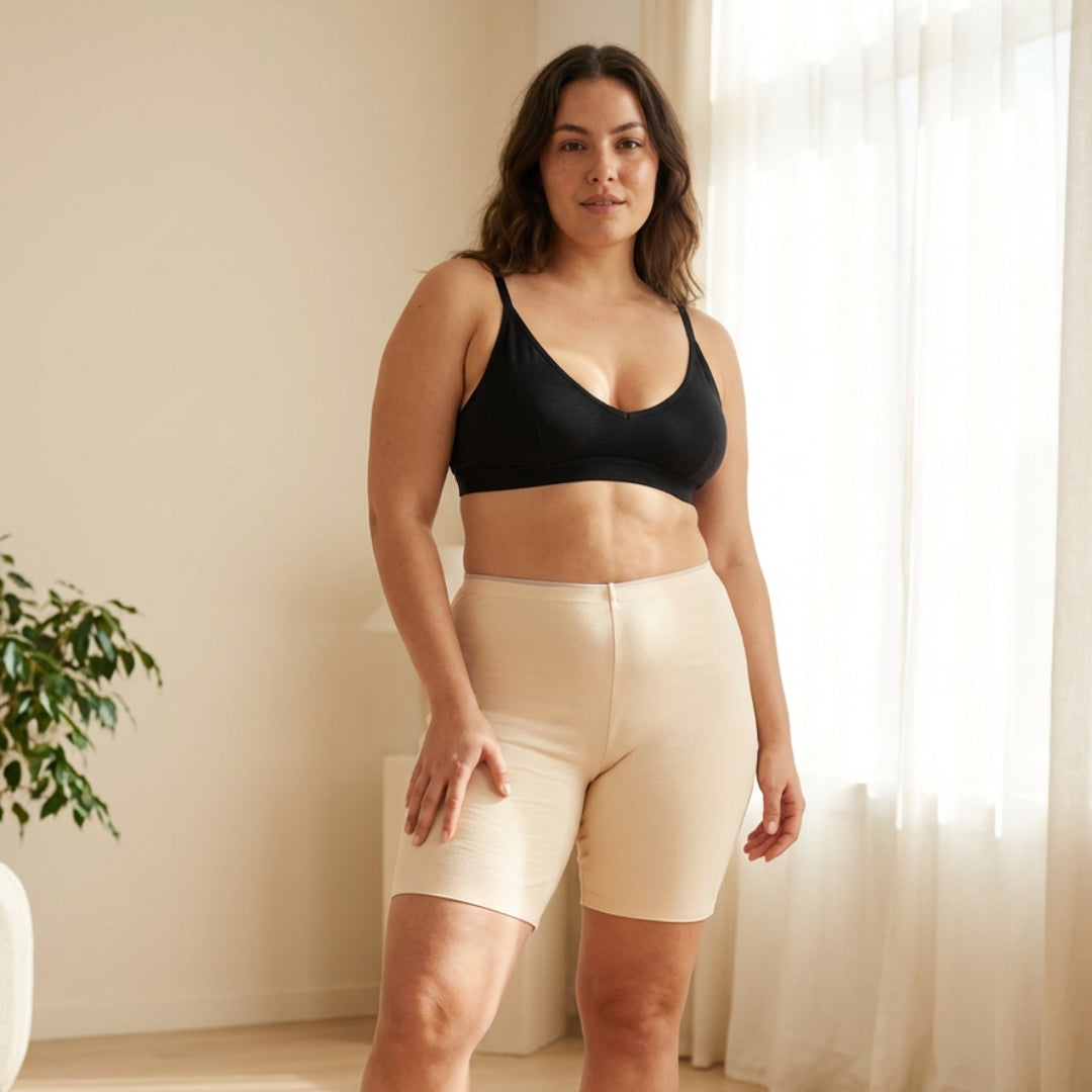 Shorty anti-frottement en coton bio