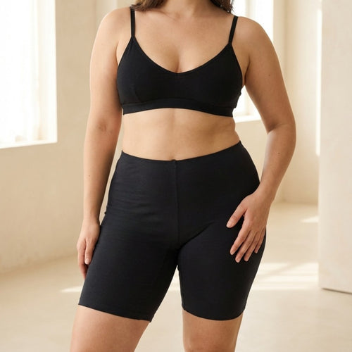 Shorty anti-frottement en coton bio